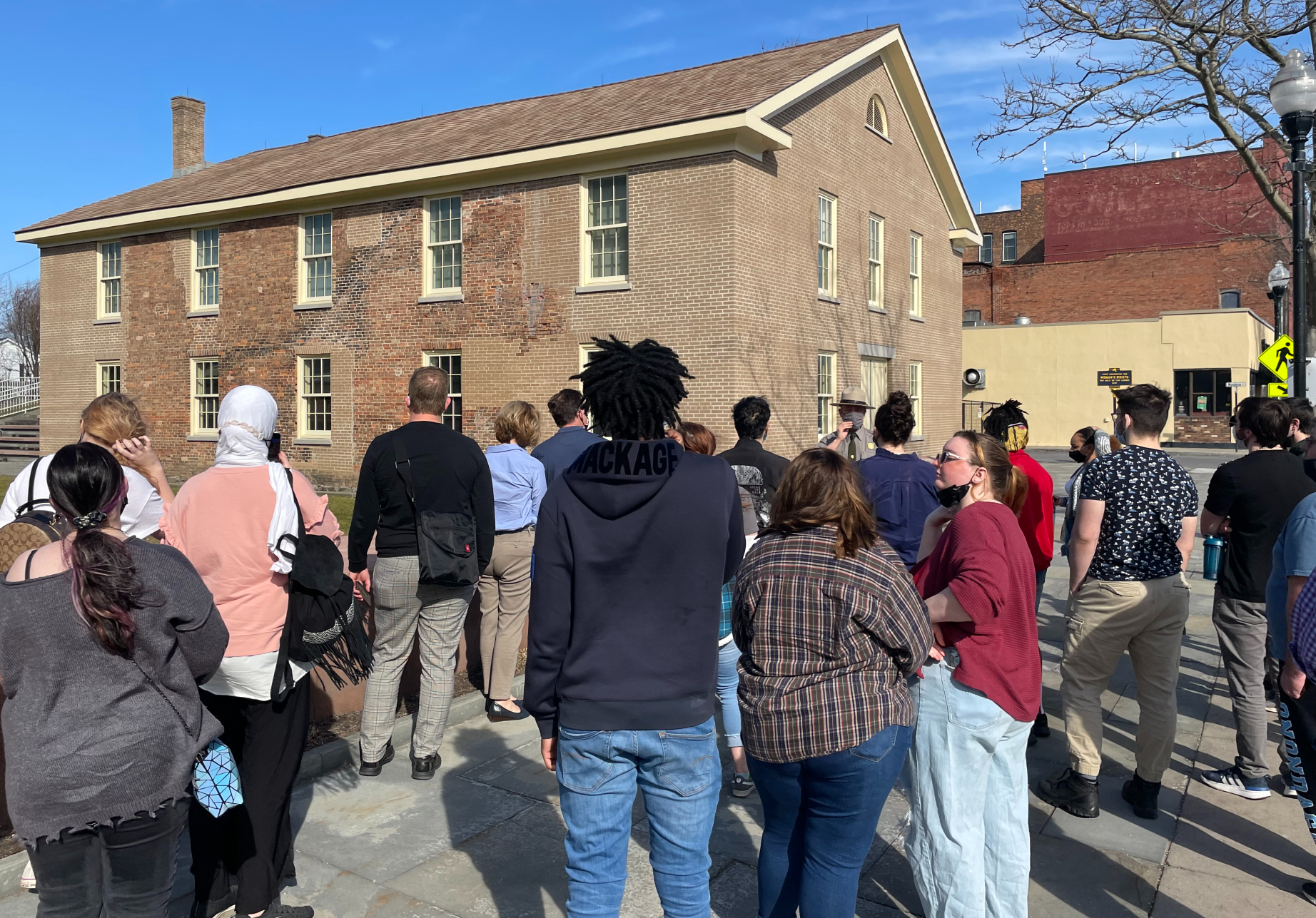 Students visited the National Women's Rights Park and Museum in Seneca Falls on the first Sunday in March as part of Women's History Month.