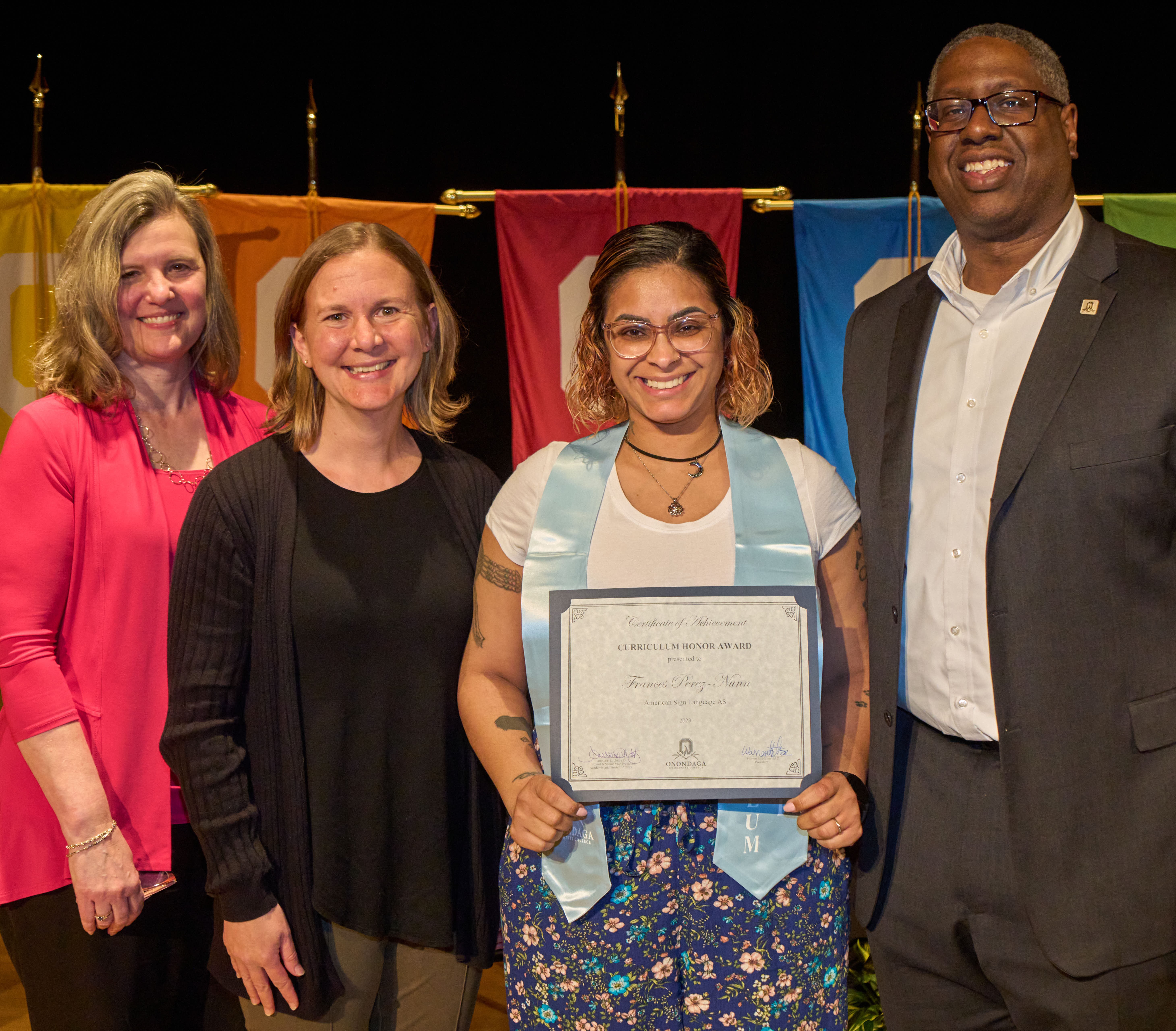 Frances Perez-Nunn, Curriculum Honoree for American Sign Language