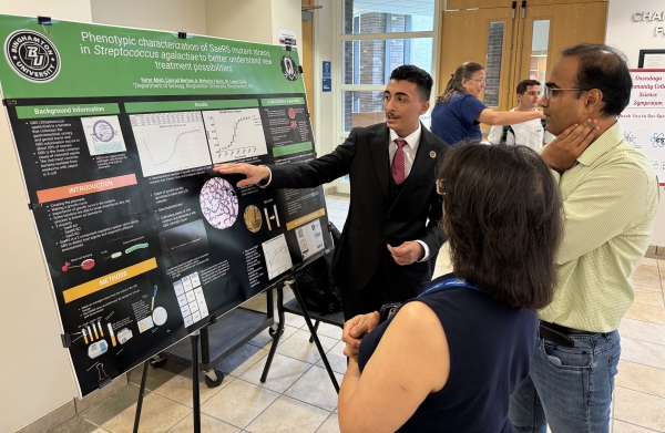 Karar Abed discussed his research at SUNY Binghamton.