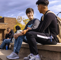 Students on Campus in Fall