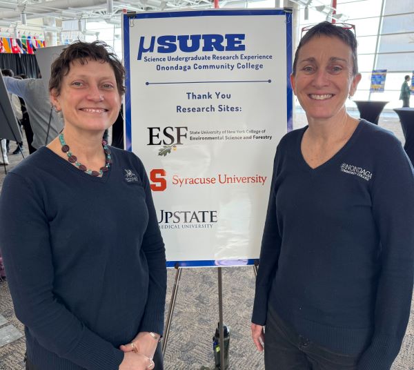 Dr. Melissa Hicks (left) and Professor Colleen Stevens (right) will take OCC's USURE Program success story to a national conference this semester.