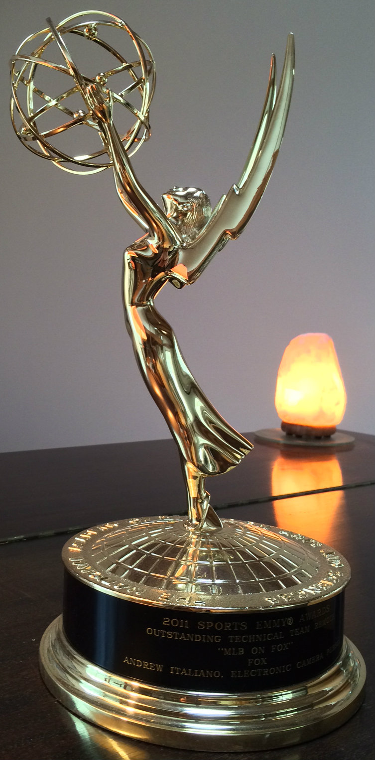 One of Italiano's five Emmy Awards.