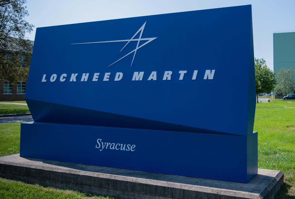 Lockheed Martin sign Lockheed Martin sign