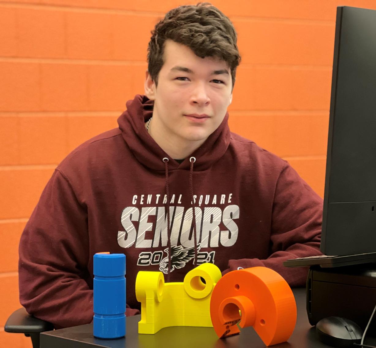 Trevor Humez is a 2021 graduate of Central Square High School who will receive his Mechanical Technology degree next month. Trevor Humez is a 2021 graduate of Central Square High School who will receive his Mechanical Technology degree next month.